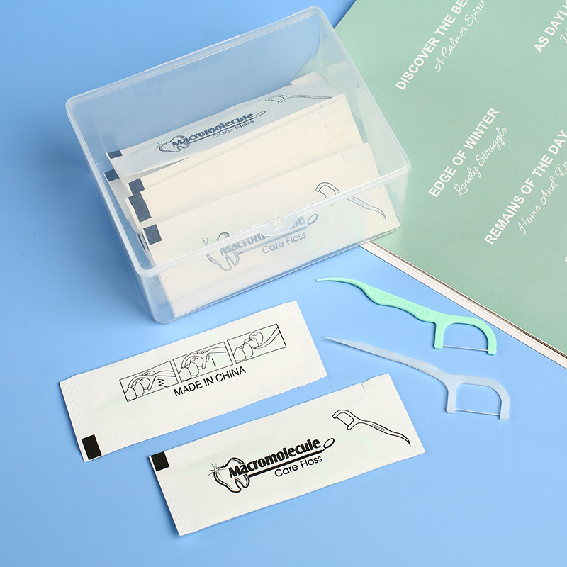 Dental Flossers Each Individually Wrapped , Floss Singles Bag