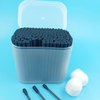 Daily Beauty Scrub Box Black Paper Stick Cotton Swabs 200pcs