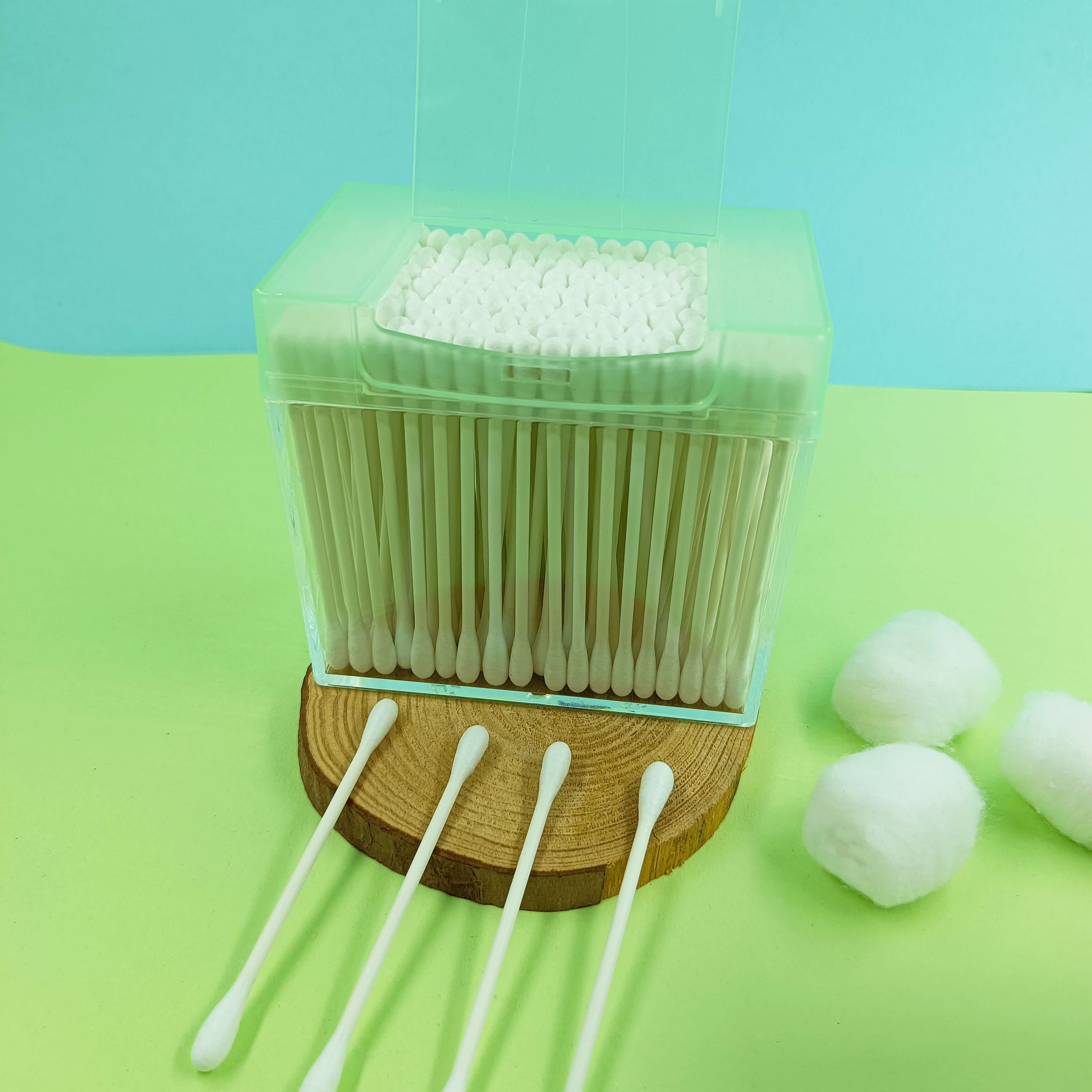 Crystal box daily cleaning cotton swabs 200PCS