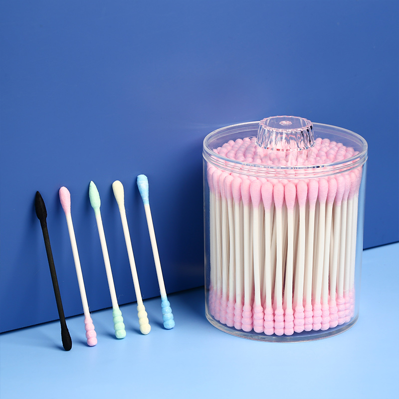  Colorful Cotton Swabs, Ear Picking Cotton Swabs Sanitary Swabs