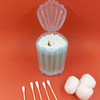 Shell shape OEM bamboo stick cotton buds 100pcs