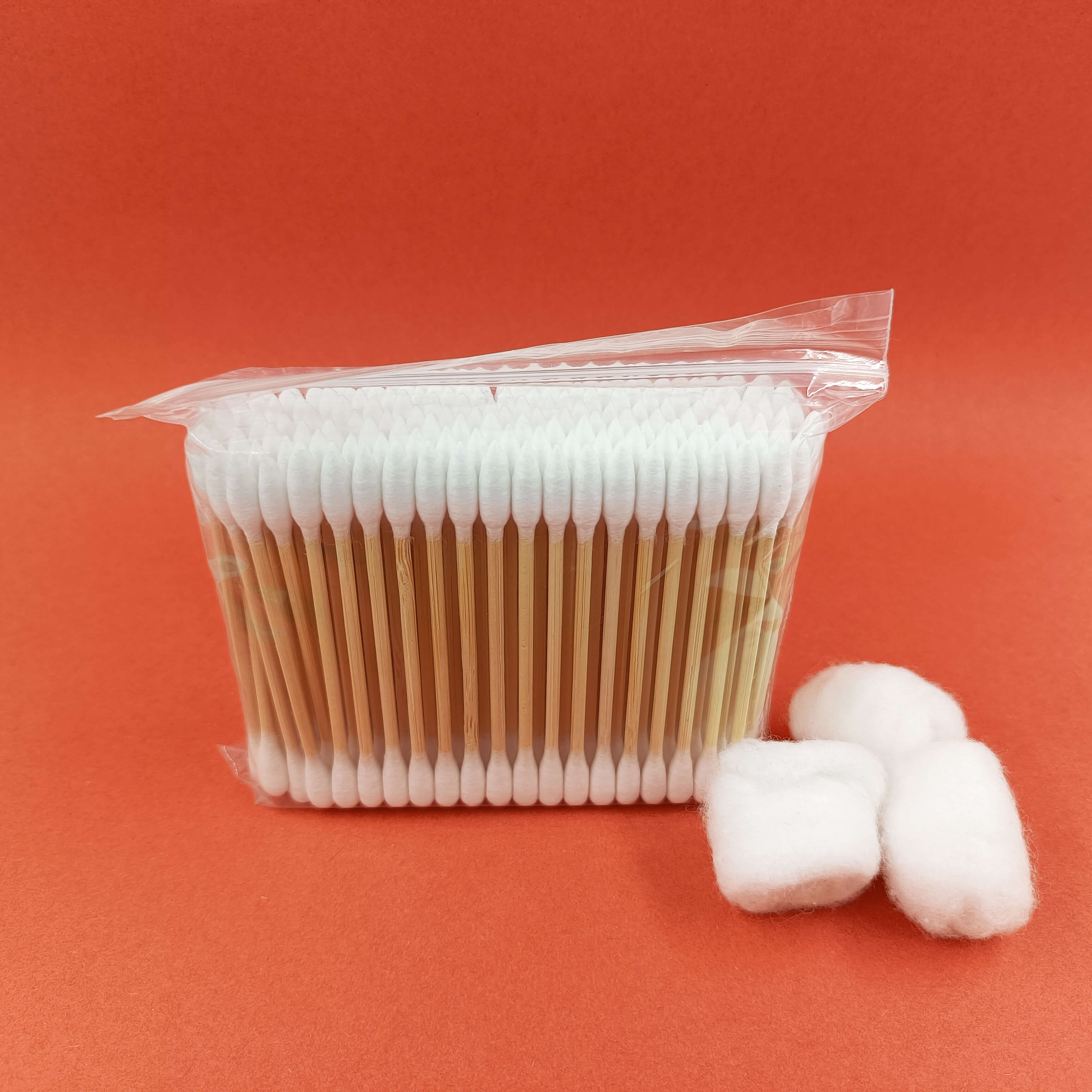 Round head cotton swabs for Cleaning after bath 200pcs