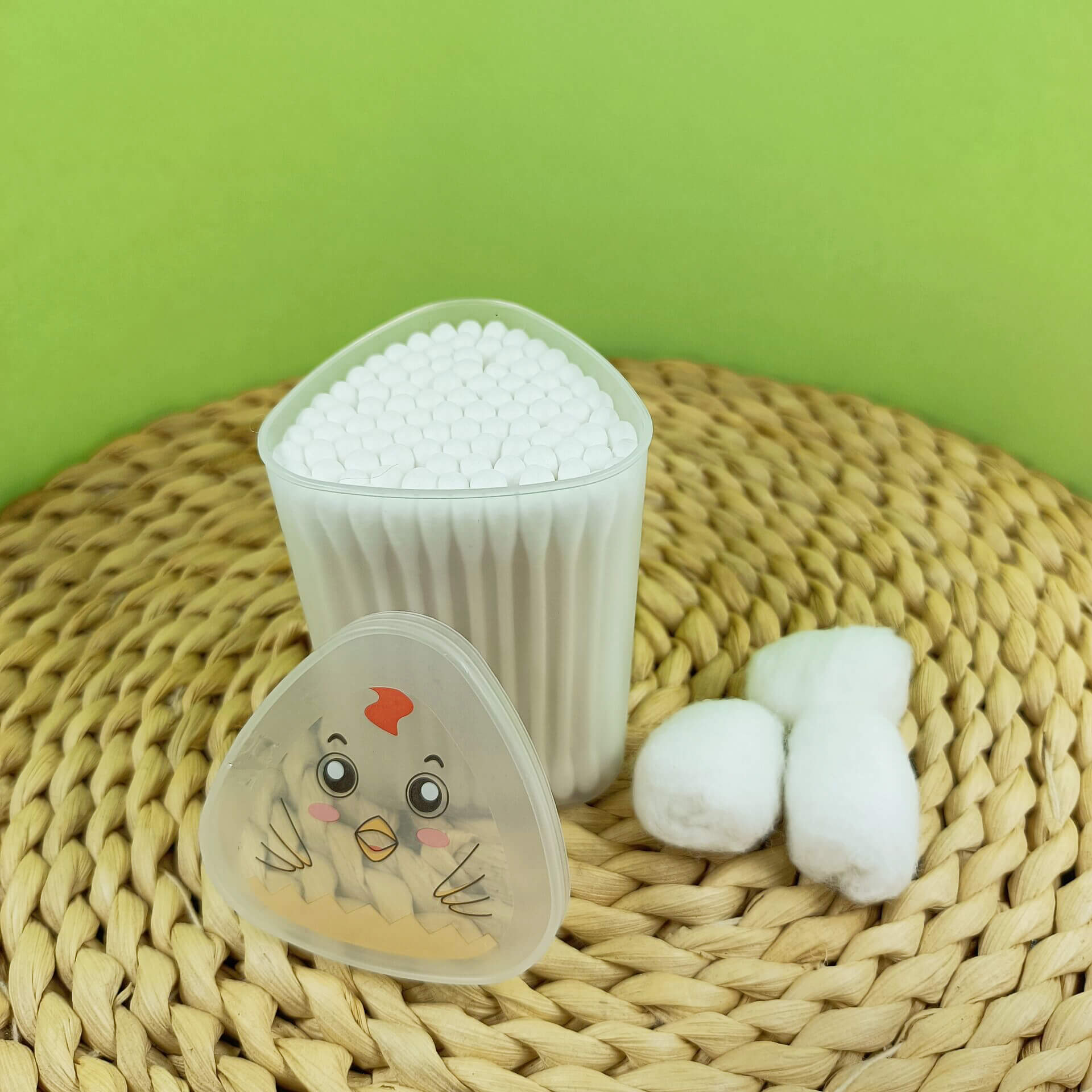 Egg shape OEM cotton buds cotton sticks 100pcs