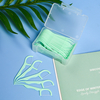 Dental Floss Picks Toothpicks Sticks 40 Counts Green